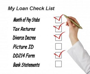 loan checklist