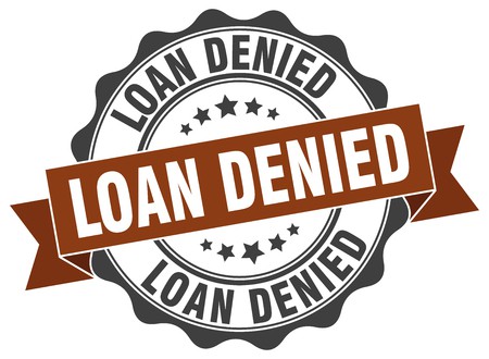 67448159 - loan denied stamp. sign. seal